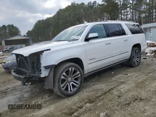 2019 GMC Yukon XL Denali with VIN 1GKS2HKJ1KR130489, listed as a Copart auction lot 42337145 with 93,495 mi miles and Salvage Title. Bid and sale history available at carsss.com. Image 1.