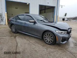 2020 BMW 3 Series M340i xDrive with VIN WBA5U9C01LFJ35013, listed as a Copart auction lot 48725565 with Not Provided miles and Clean Title. Bid and sale history available at DreamBid. Image 4.