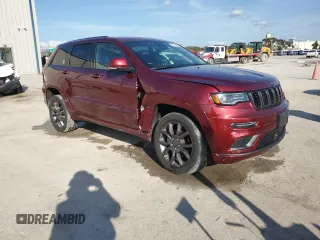 2020 Jeep Grand Cherokee Overland with VIN 1C4RJFCG9LC294582, listed as a Copart auction lot 43921225 with 41,759 mi miles and Salvage Title. Bid and sale history available at carsss.com. Image 4.