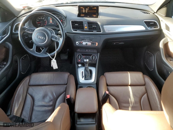 2018 Audi Q3 Premium Plus with VIN WA1JCCFS5JR002307, listed as a Copart auction lot 45328785 with 82,620 mi miles and Salvage Title. Bid and sale history available at carsss.com. Image 8.