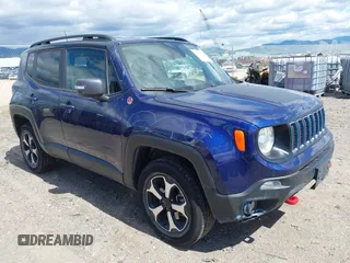 2020 Jeep Renegade Trailhawk with VIN ZACNJBC16LPL78404, listed as a IAAI auction lot 42236171 with 58,691 mi miles and . Bid and sale history available at DreamBid. Image 1.