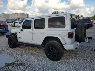 2023 Jeep Wrangler Sahara with VIN 1C4HJXEN3PW634598, listed as a Copart auction lot 44504005 with 17,548 mi miles and Salvage Title. Bid and sale history available at carsss.com. Image 2.
