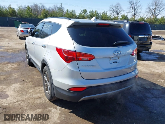 2014 Hyundai Santa Fe Sport with VIN 5XYZU3LB7EG136332, listed as a IAAI auction lot 41902059 with 200,140 mi miles. Bid and sale history available at carsss.com. Image 3.