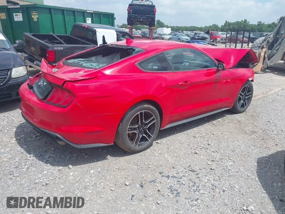 2022 Ford Mustang EcoBoost with VIN 1FA6P8TH1N5101991, listed as a IAAI auction lot 41575523 with 76,986 mi miles and . Bid and sale history available at DreamBid. Image 4.