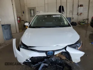2021 Toyota Corolla Hybrid LE with VIN JTDEAMDE5MJ031325, listed as a Copart auction lot 51840775 with 53,624 mi miles and Salvage Title. Bid and sale history available at carsss.com. Image 5.
