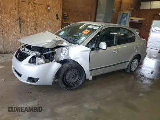 2008 Suzuki SX4 with VIN JS2YC412585104246, listed as a Copart auction lot 73253074 with 0 mi miles and Salvage Title. Bid and sale history available at carsss.com. Image 1.