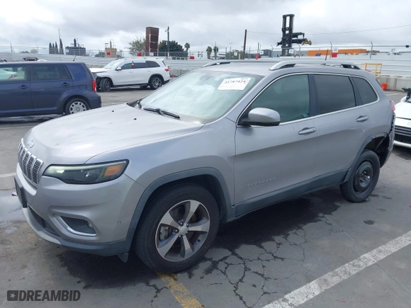 2019 Jeep Cherokee Limited with VIN 1C4PJMDNXKD180589, listed as a IAAI auction lot 41787424 with 75,029 mi miles. Bid and sale history available at carsss.com. Image 18.
