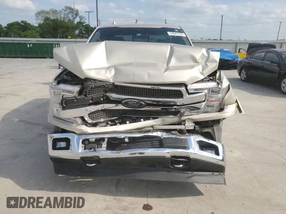 2018 Ford F-150 XL with VIN 1FTEW1E55JFB11639, listed as a Copart auction lot 53542705 with 39,367 mi miles and Salvage Title. Bid and sale history available at carsss.com. Image 5.
