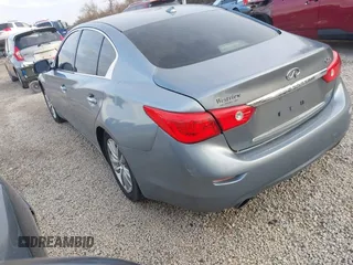 2016 Infiniti Q50 2.0t Premium with VIN JN1CV7AR3GM250973, listed as a IAAI auction lot 41099907 with 115,173 mi miles. Bid and sale history available at carsss.com. Image 3.
