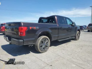 2018 Ford F-150 XL with VIN 1FTFW1E58JFB99171, listed as a Copart auction lot 58036525 with 125,390 mi miles and Salvage title. Bid and sale history available at DreamBid. Image 3.