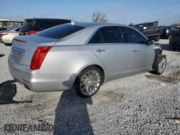2016 Cadillac CTS Luxury Collection AWD with VIN 1G6AX5SX4G0101062, listed as a Copart auction lot 45140335 with 77,591 mi miles and Salvage Title. Bid and sale history available at DreamBid. Image 3.