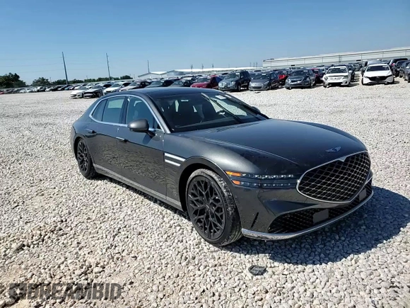 2023 Genesis G90 e-SC z VIN KMTFC4SD6PU027636, wystawiony jako Copart lot #70834784 z przebiegiem 14 606 mil mil oraz Szkoda całkowita • Salvage title. Historia ofert i sprzedaży dostępna na DreamBid. Obrazek 11.