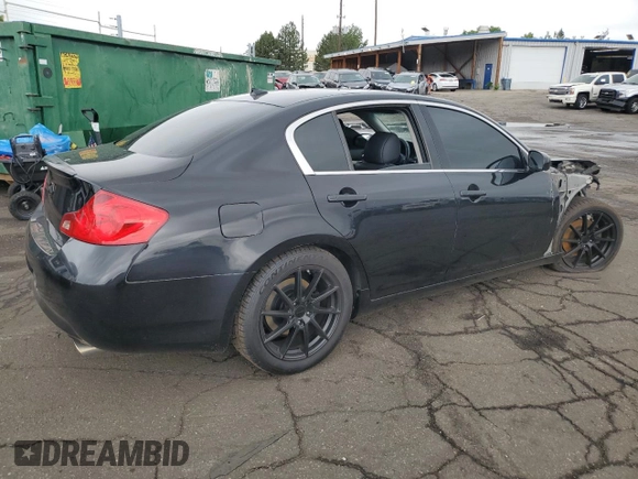 2008 Infiniti G35 with VIN JNKBV61EX8M221101, listed as a Copart auction lot 66737184 with Not Provided miles and Salvage Title. Bid and sale history available at DreamBid. Image 3.