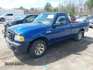 2009 Ford Ranger XL with VIN 1FTYR10D59PA06186, listed as a IAAI auction lot 42103327 with 124,558 mi miles. Bid and sale history available at carsss.com. Image 2.