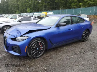 2023 BMW i4 M50 with VIN WBY33AW07PFN69788, listed as a Copart auction lot 54684024 with 14,193 mi miles. Bid and sale history available at carsss.com. Image 1.