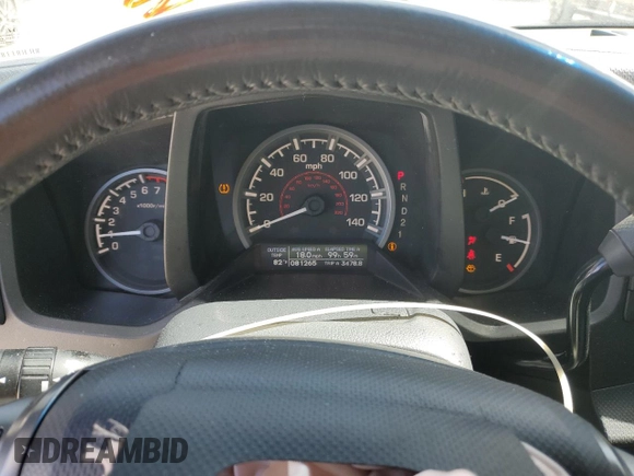 2010 Honda Ridgeline RTL with VIN 5FPYK1F51AB011041, listed as a Copart auction lot 77210844 with 81,265 mi miles and Salvage Title. Bid and sale history available at carsss.com. Image 9.