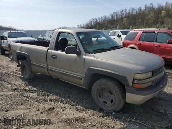 2000 Chevrolet Silverado 1500 with VIN 1GCEK14W7YE342709, listed as a Copart auction lot 51491935 with 0 mi miles and Salvage Title. Bid and sale history available at carsss.com. Image 4.