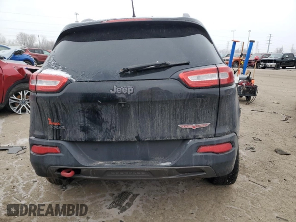 2017 Jeep Cherokee Trailhawk L Plus with VIN 1C4PJMBB6HW513361, listed as a Copart auction lot 45156605 with 72,006 mi miles and Clean Title. Bid and sale history available at carsss.com. Image 6.