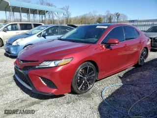 2018 Toyota Camry XSE with VIN 4T1B61HK3JU544954, listed as a Copart auction lot 50069385 with 78,333 mi miles and Salvage Title. Bid and sale history available at carsss.com. Image 1.