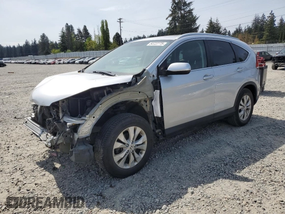 2013 Honda CR-V EX-L with VIN 2HKRM4H72DH625139, listed as a Copart auction lot 54523875 with 78,451 mi miles and Salvage Title. Bid and sale history available at carsss.com. Image 1.