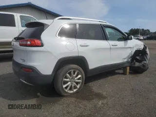 2017 Jeep Cherokee Limited with VIN 1C4PJLDB9HW523020, listed as a Copart auction lot 50887925 with 140,041 mi miles and Salvage Title. Bid and sale history available at carsss.com. Image 3.