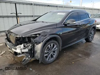 2018 Infiniti QX30 Luxury with VIN SJKCH5CR5JA041391, listed as a Copart auction lot 44761265 with 71,583 mi miles and Salvage Title. Bid and sale history available at DreamBid. Image 1.