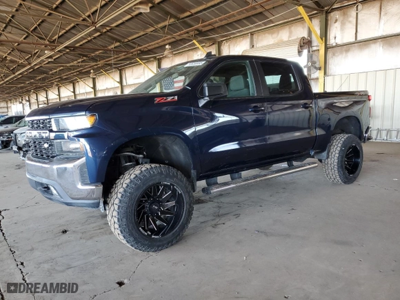 2019 Chevrolet Silverado 1500 LT with VIN 1GCPYDEK9KZ253373, listed as a Copart auction lot 53658995 with 7,606 mi miles and Clean Title. Bid and sale history available at carsss.com. Image 1.