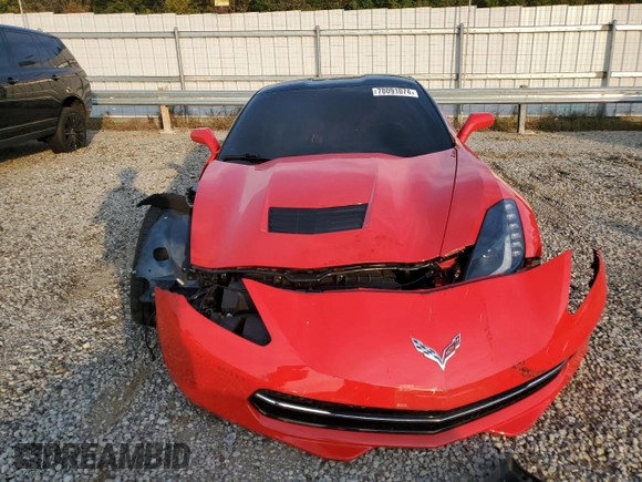 2017 Chevrolet Corvette 1LT with VIN 1G1YB2D72H5106831, listed as a Copart auction lot 78091074 with 40,254 mi miles and Clean Title. Bid and sale history available at carsss.com. Image 5.