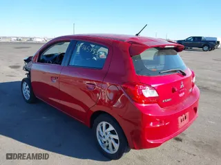 2017 Mitsubishi Mirage SE with VIN ML32A4HJ0HH012563, listed as a IAAI auction lot 41465955 with 72,771 mi miles. Bid and sale history available at carsss.com. Image 3.