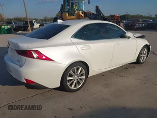 2015 Lexus IS 250 with VIN JTHBF1D20F5080211, listed as a IAAI auction lot 41669299 with 102,813 mi miles and . Bid and sale history available at carsss.com. Image 4.