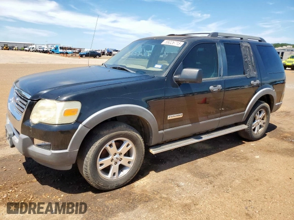 2006 Ford Explorer XLT with VIN 1FMEU63E06UA12893, listed as a Copart auction lot 58026715 with 200,767 mi miles and Clean title. Bid and sale history available at DreamBid. Image 1.