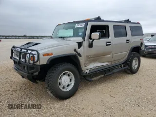 2003 Hummer H2 with VIN 5GRGN23U73H102412, listed as a Copart auction lot 87419024 with 176,456 mi miles and Salvage Title. Bid and sale history available at carsss.com. Image 1.