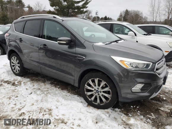 2017 Ford Escape Titanium with VIN 1FMCU9J99HUA07113, listed as a Copart auction lot 45273635 with 150,480 mi miles and Clean Title. Bid and sale history available at carsss.com. Image 4.