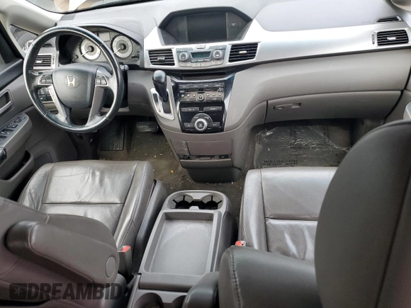 2011 Honda Odyssey EX-L with VIN 5FNRL5H65BB029311, listed as a Copart auction lot 81916724 with 184,034 mi miles and Salvage Title. Bid and sale history available at DreamBid. Image 8.