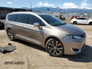 2017 Chrysler Pacifica Limited with VIN 2C4RC1GG2HR727536, listed as a Copart auction lot 51198855 with 108,494 mi miles and Salvage Title. Bid and sale history available at DreamBid. Image 4.