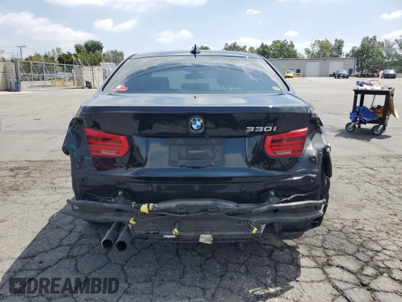 2017 BMW 3 Series 330i with VIN WBA8B9G31HNU53279, listed as a Copart auction lot 54943075 with 121,339 mi miles and Salvage Title. Bid and sale history available at carsss.com. Image 6.