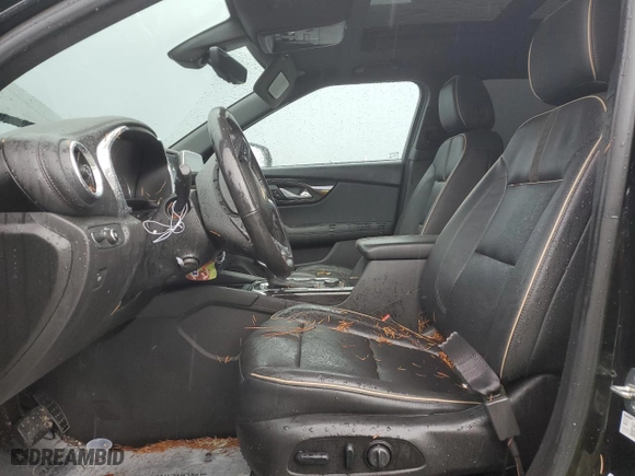 2019 Chevrolet Blazer Premier with VIN 3GNKBFRS4KS624929, listed as a Copart auction lot 86160984 with 0 mi miles and Salvage Title. Bid and sale history available at carsss.com. Image 7.
