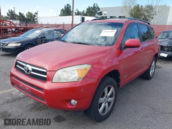 2007 Toyota RAV4 Limited with VIN JTMZD31V075032810, listed as a IAAI auction lot 41692295 with 223,550 mi miles. Bid and sale history available at carsss.com. Image 2.