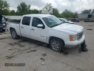 2012 GMC Sierra 1500 SLT with VIN 3GTP2WE76CG190873, listed as a Copart auction lot 56222565 with 123,854 mi miles and Salvage title. Bid and sale history available at DreamBid. Image 4.