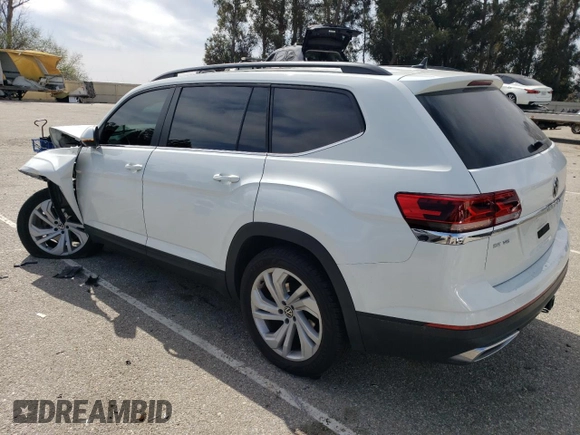 2023 Volkswagen Atlas SE with VIN 1V2KR2CAXPC526268, listed as a Copart auction lot 48411415 with 19,075 mi miles and Salvage title. Bid and sale history available at DreamBid. Image 2.