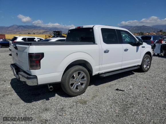 2018 Ford F-150 XL with VIN 1FTEW1CG9JKC34890, listed as a Copart auction lot 49333255 with 154,536 mi miles and Salvage Title. Bid and sale history available at carsss.com. Image 3.