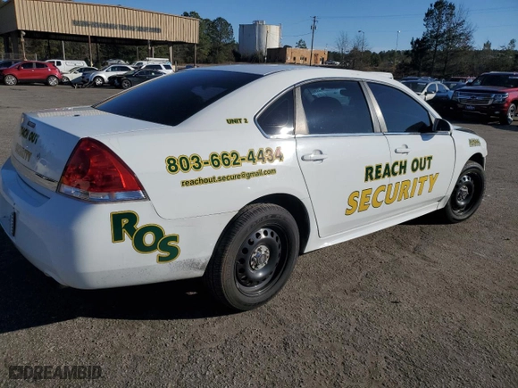 2012 Chevrolet Impala Police Police with VIN 2G1WD5E39C1325391, listed as a Copart auction lot 88652345 with 0 mi miles and Salvage Title. Bid and sale history available at carsss.com. Image 3.