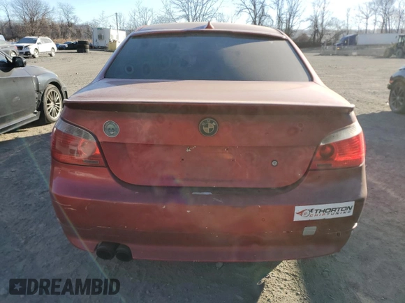 2006 BMW 5 Series 530xi with VIN WBANF73506CG67033, listed as a Copart auction lot 87941065 with Not Provided miles and Salvage Title. Bid and sale history available at DreamBid. Image 6.