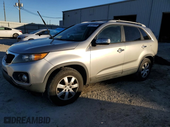 2012 Kia Sorento LX with VIN 5XYKT3A69CG280519, listed as a Copart auction lot 89378525 with 206,417 mi miles and Salvage Title. Bid and sale history available at carsss.com. Image 1.