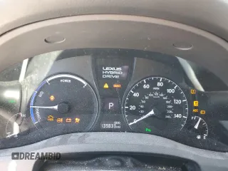 2014 Lexus RX 450h with VIN JTJBC1BA0E2455824, listed as a Copart auction lot 53266595 with 139,833 mi miles and Salvage title. Bid and sale history available at DreamBid. Image 9.
