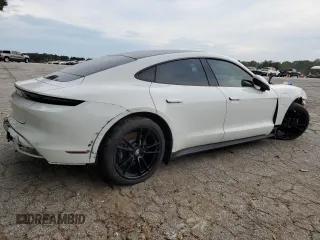 2021 Porsche Taycan with VIN WP0AA2Y19MSA13529, listed as a Copart auction lot 75006344 with 23,013 mi miles and Clean Title. Bid and sale history available at DreamBid. Image 3.