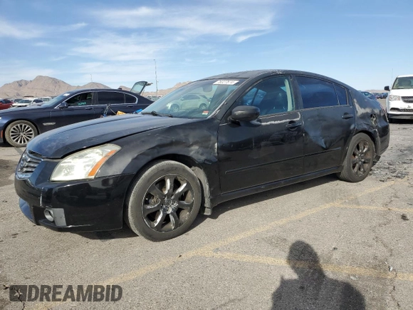2007 Nissan Maxima 3.5 SL with VIN 1N4BA41E97C831633, listed as a Copart auction lot 76327674 with 169,453 mi miles and Salvage Title. Bid and sale history available at carsss.com. Image 1.