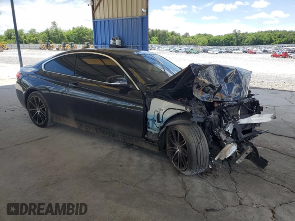2015 BMW 4 Series 428i xDrive with VIN WBA3N9C52FK248299, listed as a Copart auction lot 55392405 with 88,588 mi miles and Salvage title. Bid and sale history available at DreamBid. Image 4.
