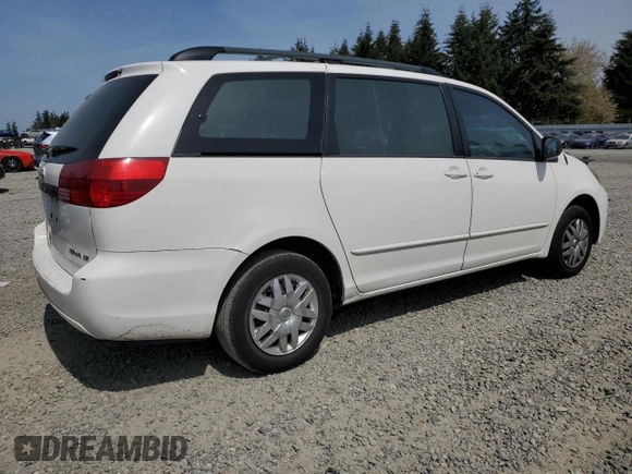 2005 Toyota Sienna CE z VIN 5TDZA23C25S294429, wystawiony jako Copart lot #54725315 z przebiegiem 228 834 mil mil oraz Czysty tytuł • Clean title. Historia ofert i sprzedaży dostępna na DreamBid. Obrazek 3.