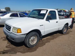 2002 Ford Ranger XL with VIN 1FTYR10D92PB51236, listed as a IAAI auction lot 42027998 with 160,496 mi miles. Bid and sale history available at carsss.com. Image 2.